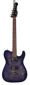B Stock : G&L Tribute ASAT Deluxe Carved Top In Blueburst With Rosewood Fretboard 018 - B-TI-ASTD-C-0018 (3).jpg
