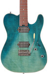 Soloking MT-1 Custom Flame Maple Top Electric Guitar in Blue Wakesurf - MT-1MODERN-BW-Soloking-MT-1-Modern-Flame-Maple-Top-Electric-Guitar-in-Blue-Wakesurf-Hero.jpg
