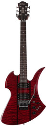 BC Rich Legacy Series Mockingbird ST Electric Guitar with Floyd Rose in Transparent Red - MGSTLETR-7.jpg