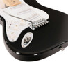 EastCoast ST1 Left Handed Electric Guitar in Black with Maple Fretboard - EC-ST1-BLK-LH-Eastcoast-ST1-Left-Handed-Electric-Guitar-in-Black-jack.jpg
