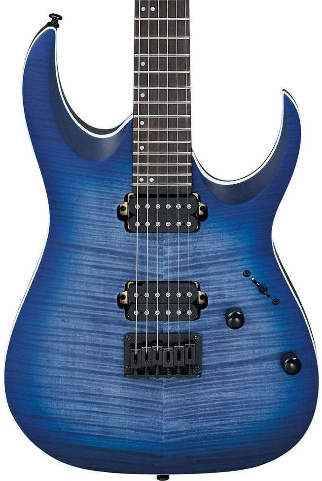 Ibanez RGA42FM-BLF Electric Guitar In Blue Lagoon Burst Flat