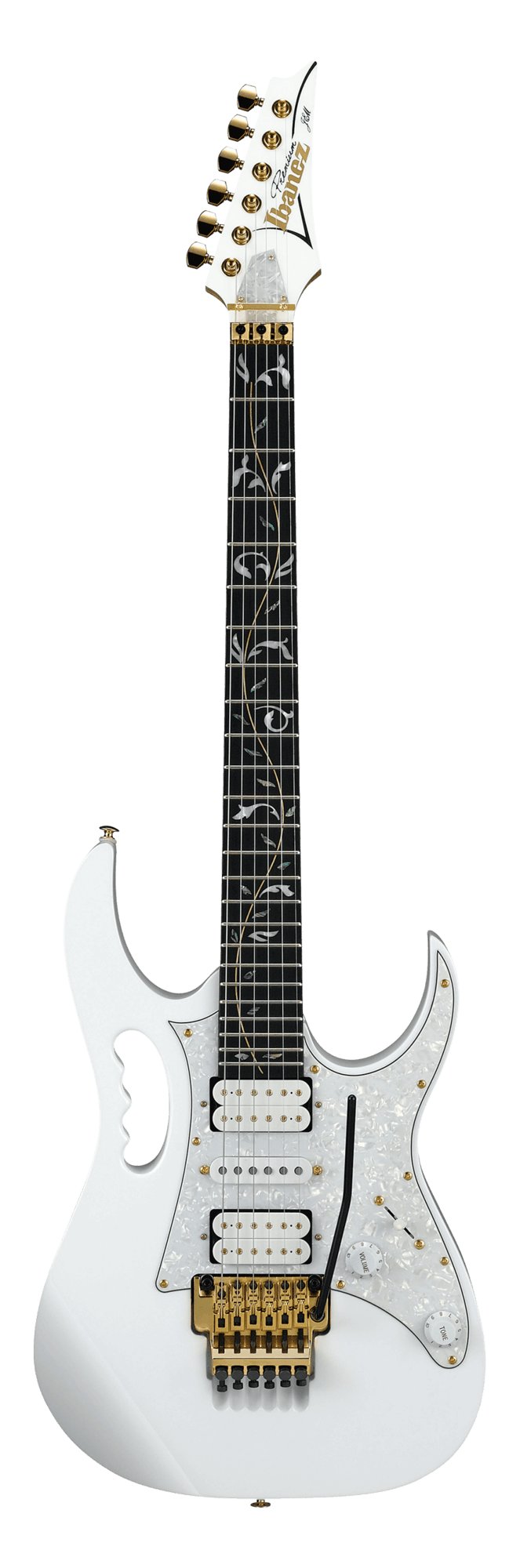 Ibanez JEM7VP Steve Vai Signature in White - Andertons Music Co.