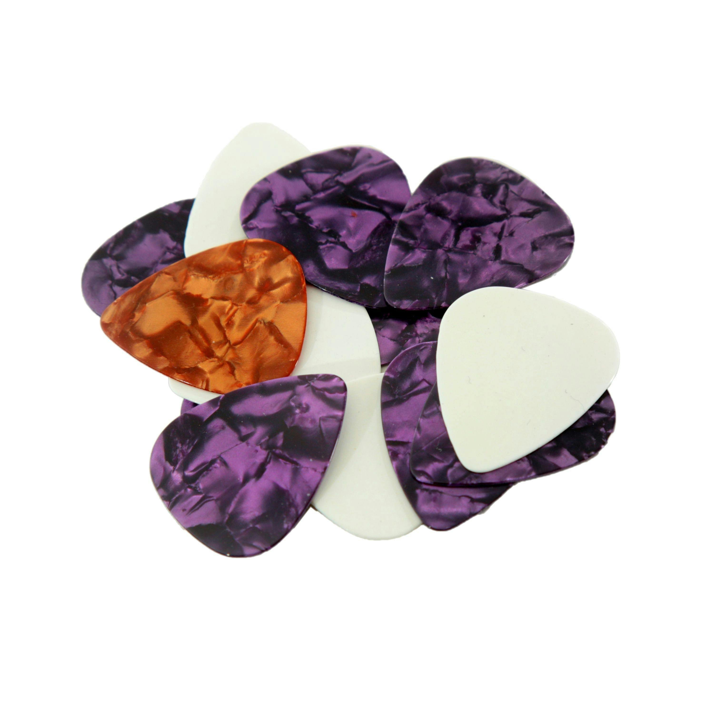 EastCoast GS10 Electric Guitar Starter Pack in Cherry with 10W Amp and Accessories - _BUN-EC-L1-BB10-6-picks.jpg