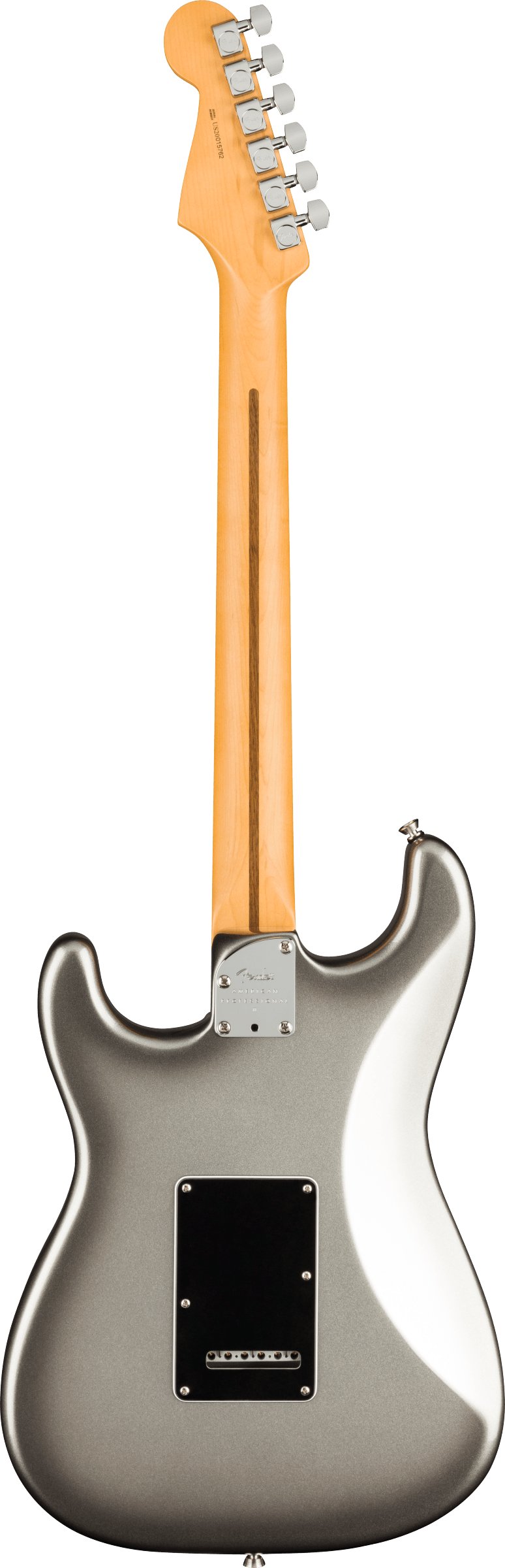 Fender American Professional II Stratocaster HSS in Mercury with Rosewood Fingerboard - 403193-Fender-American-Professional-II-Stratocaster-HSS-Mercury-Rosewood-Fingerboard-Back.jpg