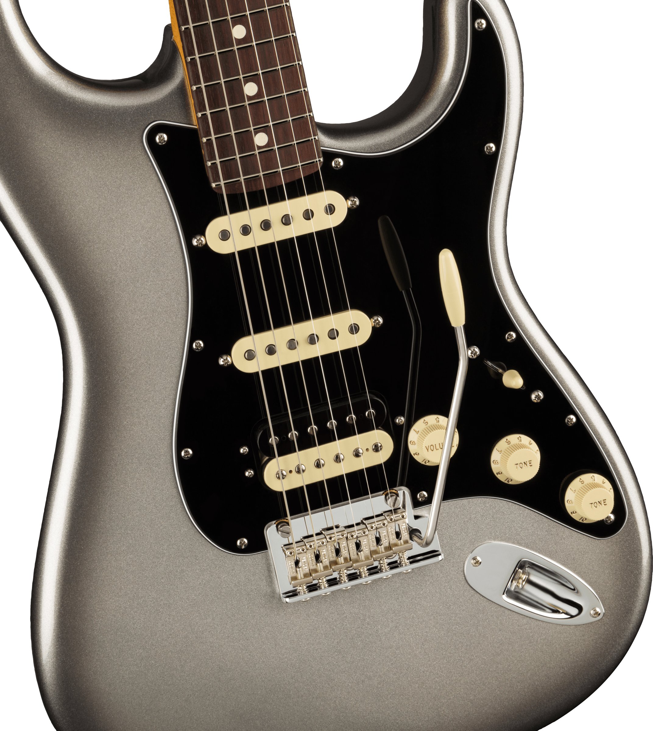 Fender American Professional II Stratocaster HSS in Mercury with Rosewood Fingerboard - 403195-Fender-American-Professional-II-Stratocaster-HSS-Mercury-Rosewood-Fingerboard-Body-Close.jpg