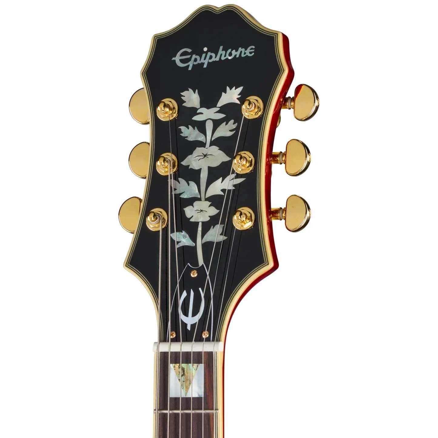 Epiphone Original Broadway Hollow Body Electric Guitar in Wine Red - EOBDWWRGH1 (5).jpg