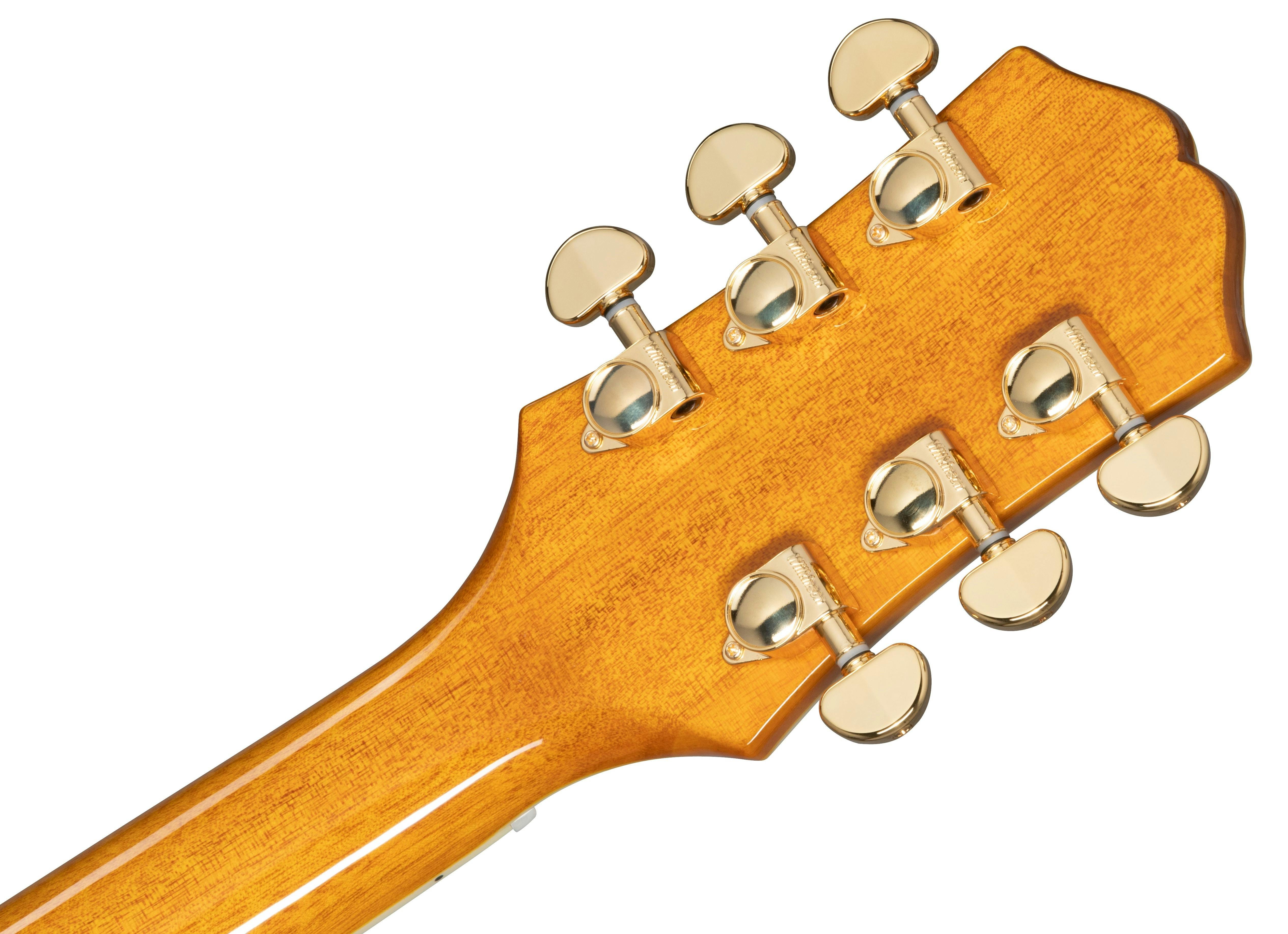 Epiphone Original Sheraton Semi-Hollow Electric Guitar in Natural - EOSHNAGH1-Epiphone-Sheraton-Frequensator-Natural-Headstock-Back.jpg