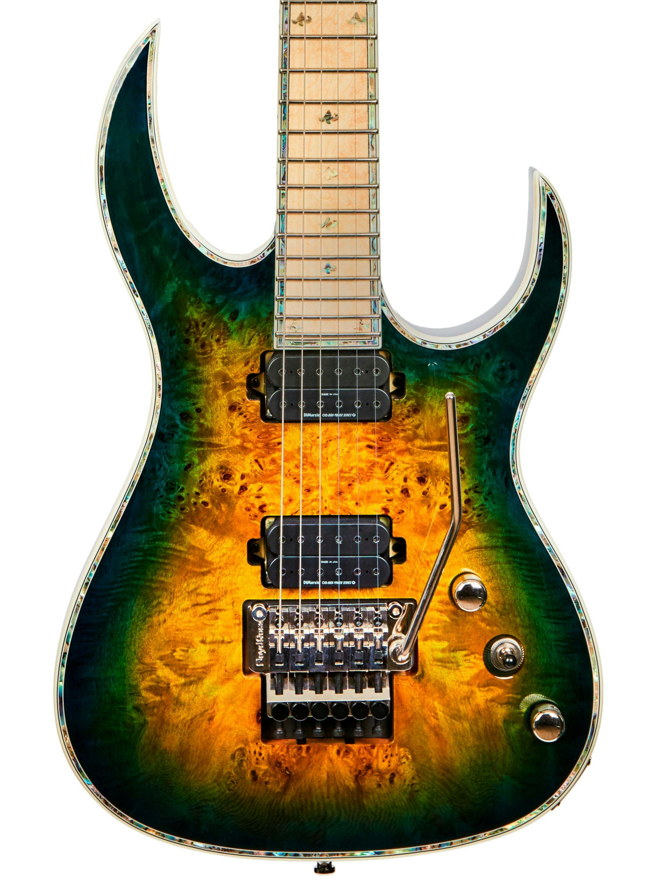 BC Rich Prophecy Series Shredzilla Z6 Exotic Electric Guitar with Floyd Rose in Reptile Eye - 521140-BC-Rich-Prophecy-Shredzilla-Z6-Exotic-Floyd-Rose-Body.jpg