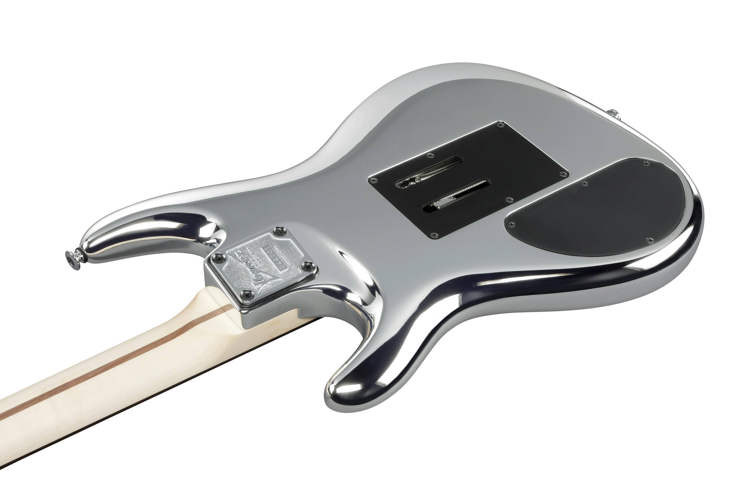 Ibanez JS3CR Joe Satriani Signature "Chrome Boy" Electric Guitar - JS3CR-Ibanez-JS3CR-Joe-Satriani-Body-Angle-Back.jpg