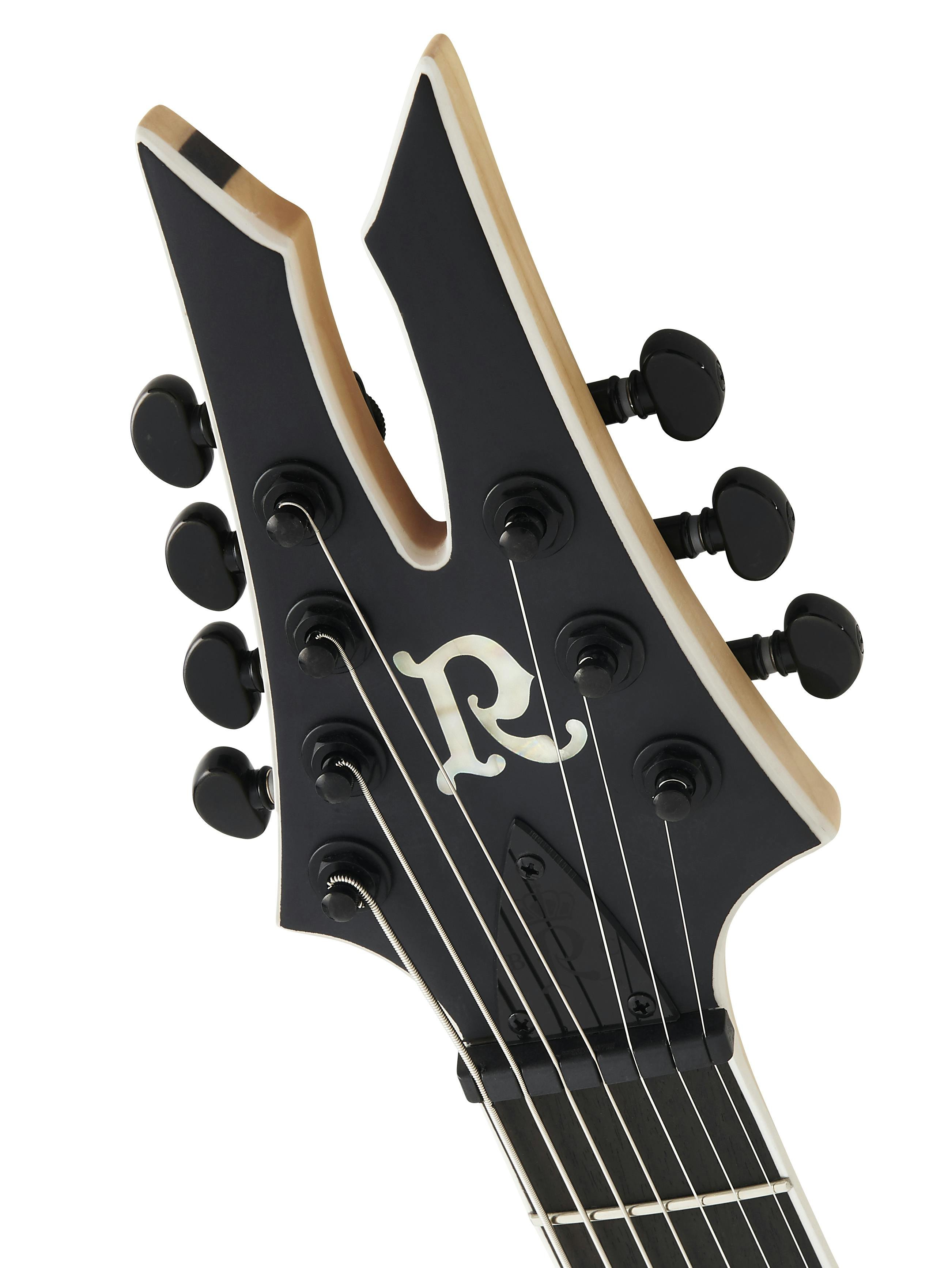 BC Rich Andy James Signature Assassin 7 String Evertune Guitar in Satin Black - OUTLAW724ETAJBK-bc-rich-outlaw-electric-guitar-black-headstock.jpg