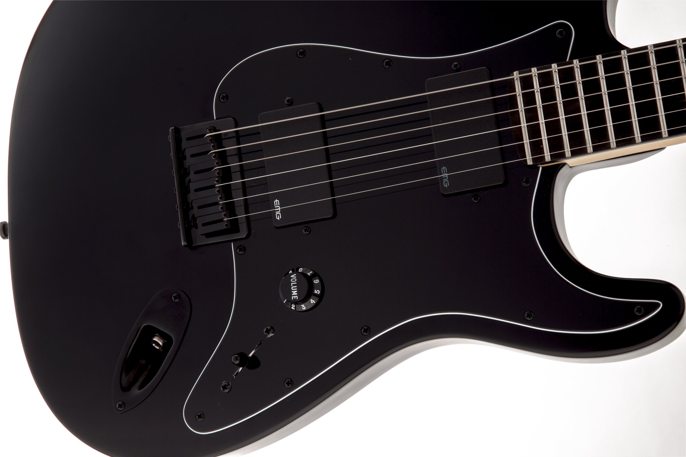 Fender Jim Root Strat in Flat Black - Andertons Music Co.