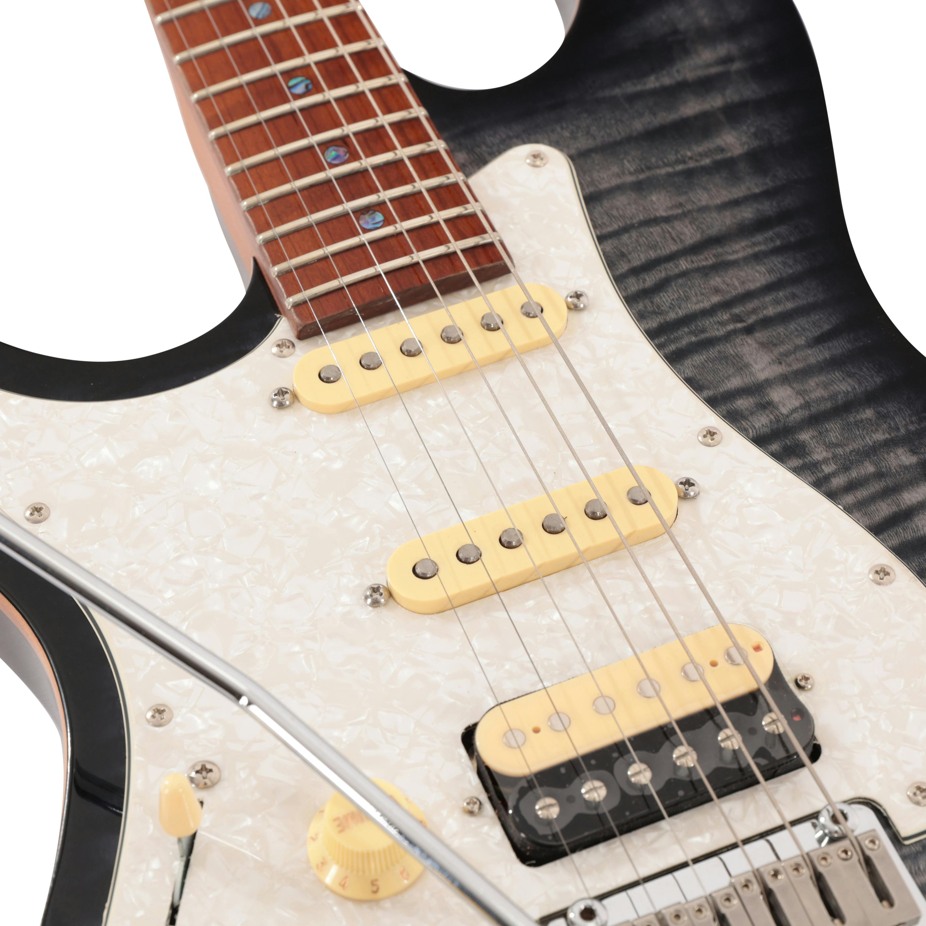 Sire Larry Carlton S7 FM Left Handed Electric Guitar in Trans