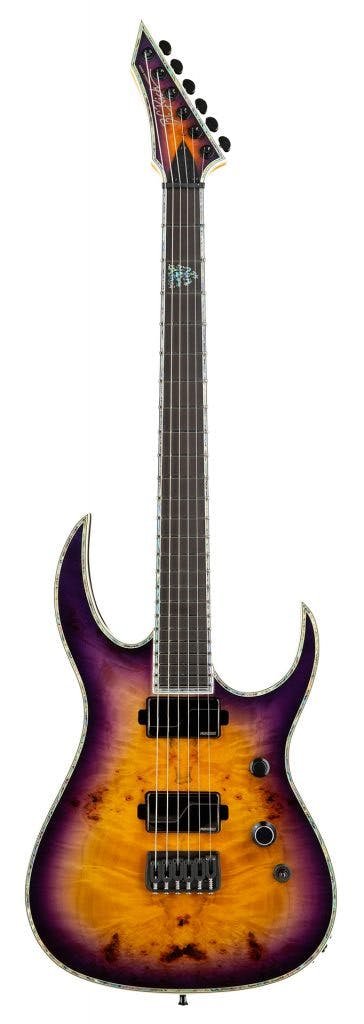 BC Rich Extreme Series Shredzilla Exotic Electric Guitar in Purple Haze - SZ624PH-2.jpg