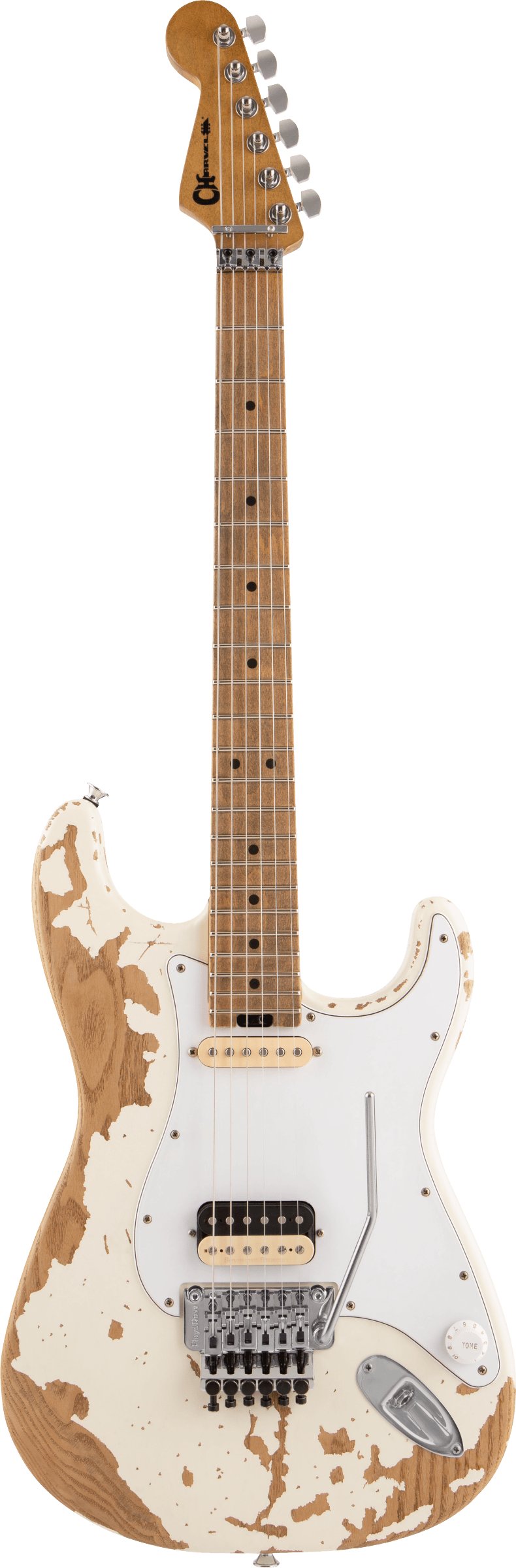 Charvel Henrik Danhage Limited Edition Signature Pro-Mod So-Cal Style 1 HS FR in White Relic - 490477-Charvel Henrik Danhage Limited Edition Signature Pro-Mod So-Cal Style 1 HS FR in White Relic 2.jpg
