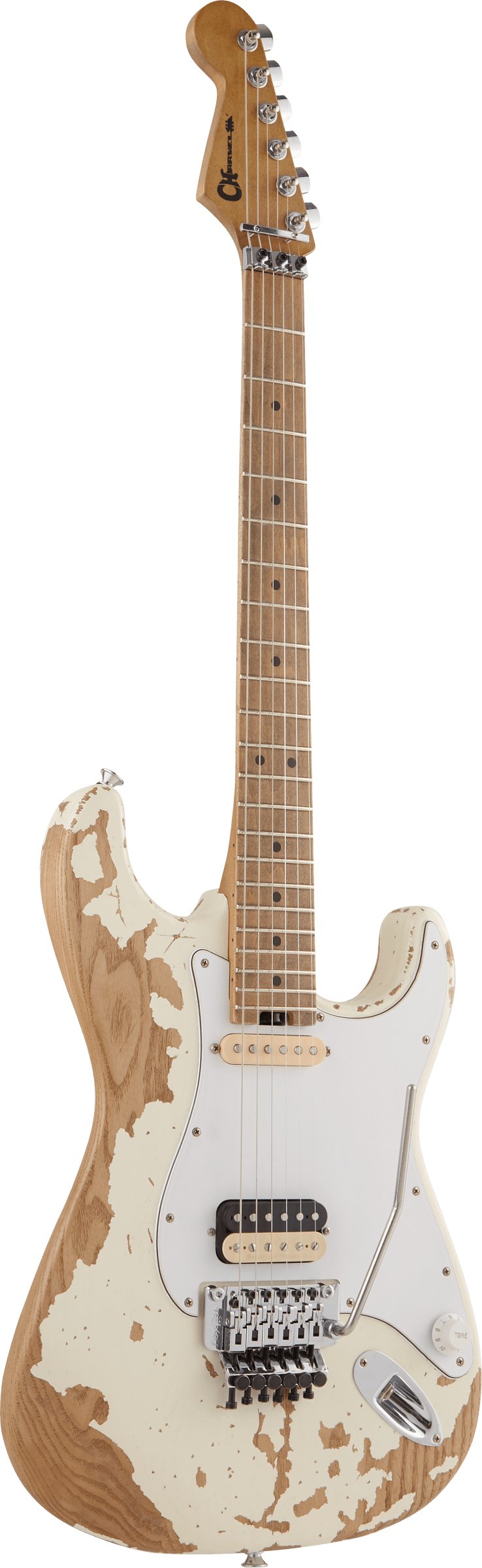 Charvel Henrik Danhage Limited Edition Signature Pro-Mod So-Cal Style 1 HS FR in White Relic - 490479-Charvel Henrik Danhage Limited Edition Signature Pro-Mod So-Cal Style 1 HS FR in White Relic 4.jpg