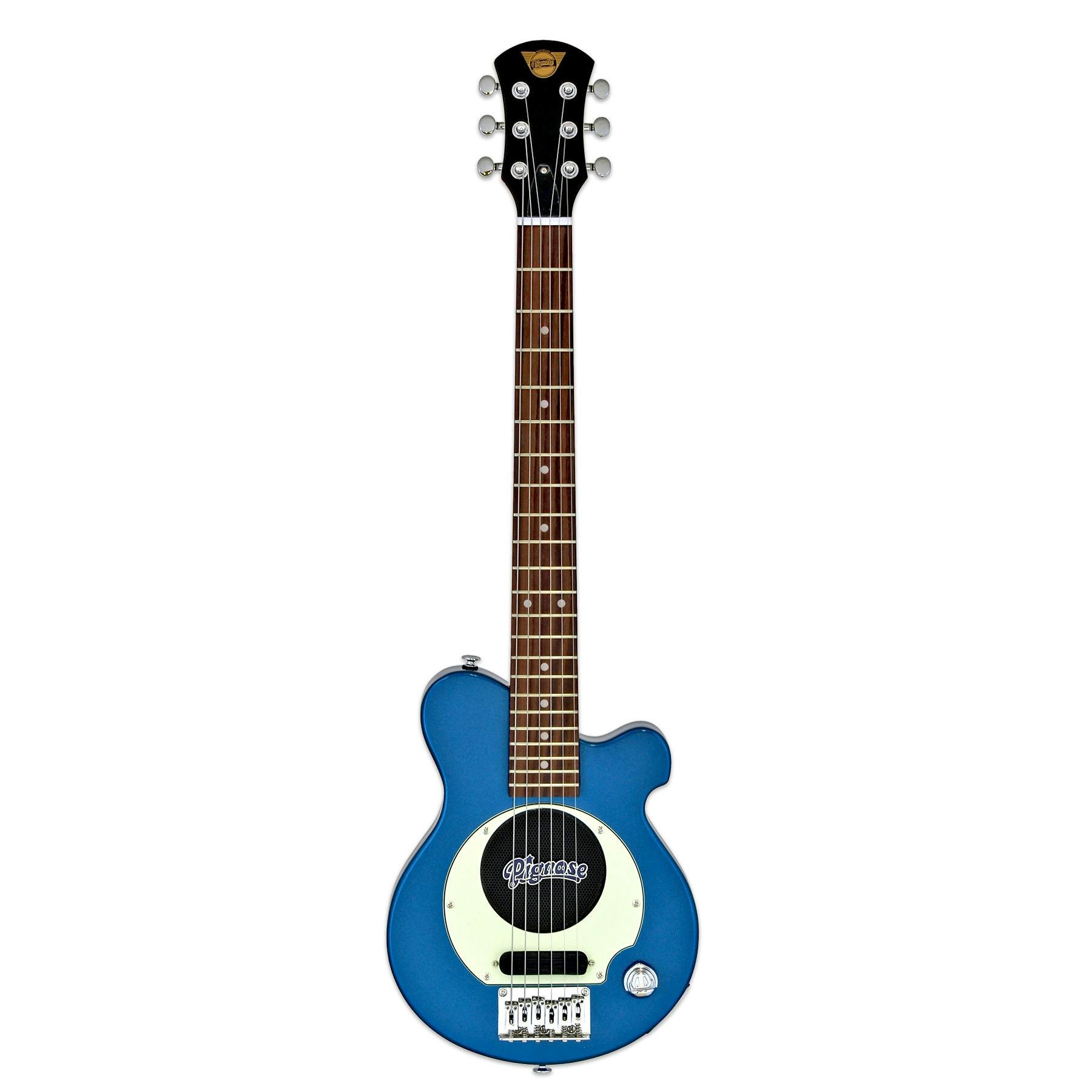 Pignose PGG-200 Electric Guitar with Built-in Amplifier in Metallic Blue - PGG-200-MBL-2.jpg