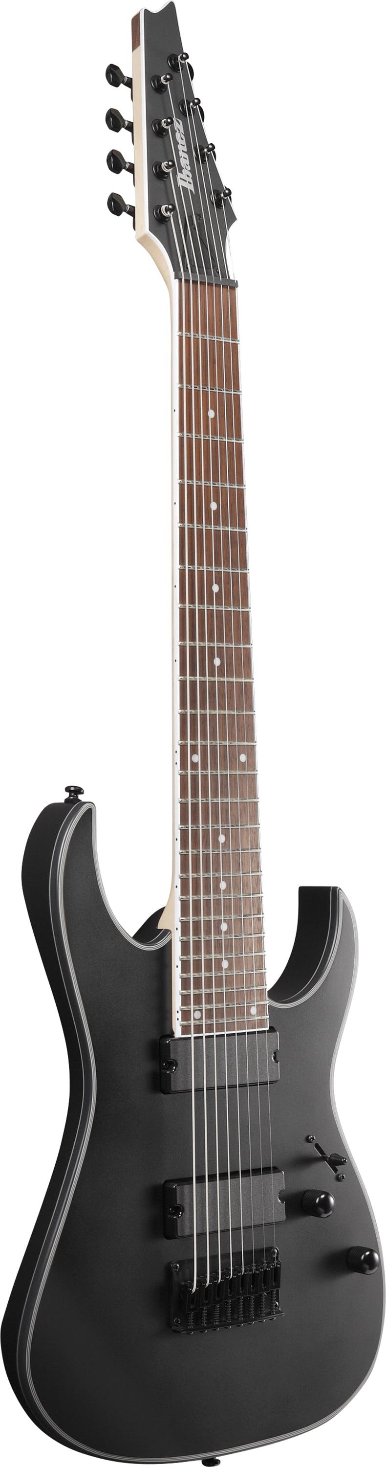 Ibanez RG8EX-BKF 8-String Electric Guitar in Black Flat - RG8EX-BKF-rg8ex-black-flat-side.jpg
