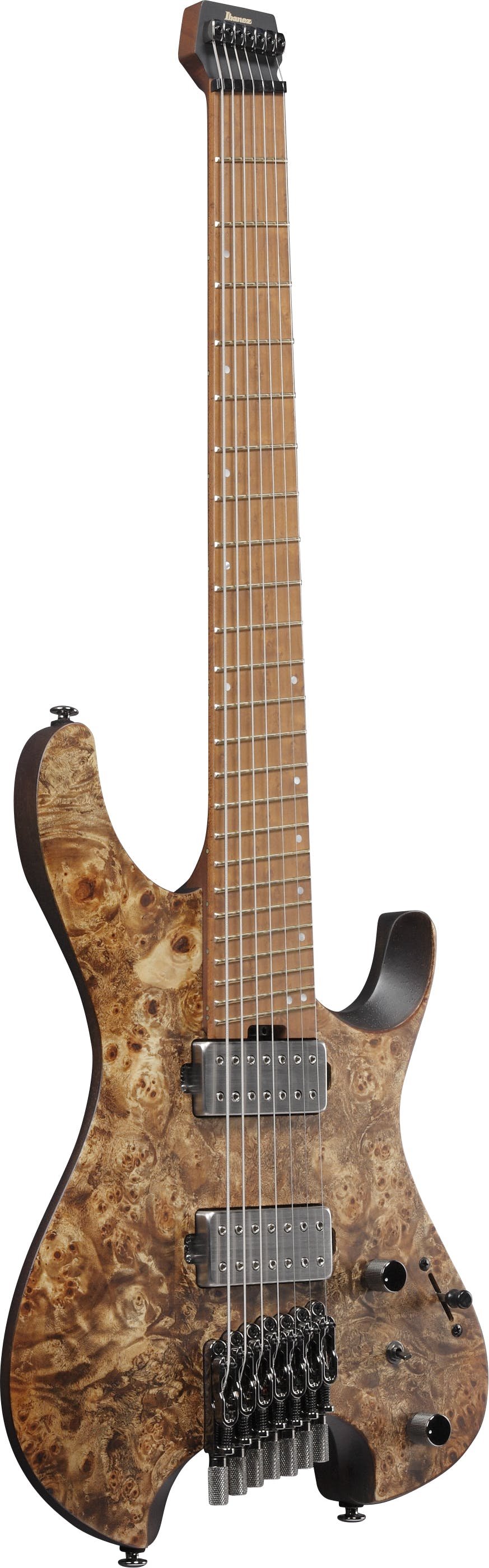 Ibanez QX527PB-ABS Q Series 7-String Headless Electric Guitar HH in Antique Brown Stained with Slanted Frets - 446424-Ibanez-Q-Series-Headless-7-String-Guitar-HH-Antique-Brown-Stained-Angle.jpg