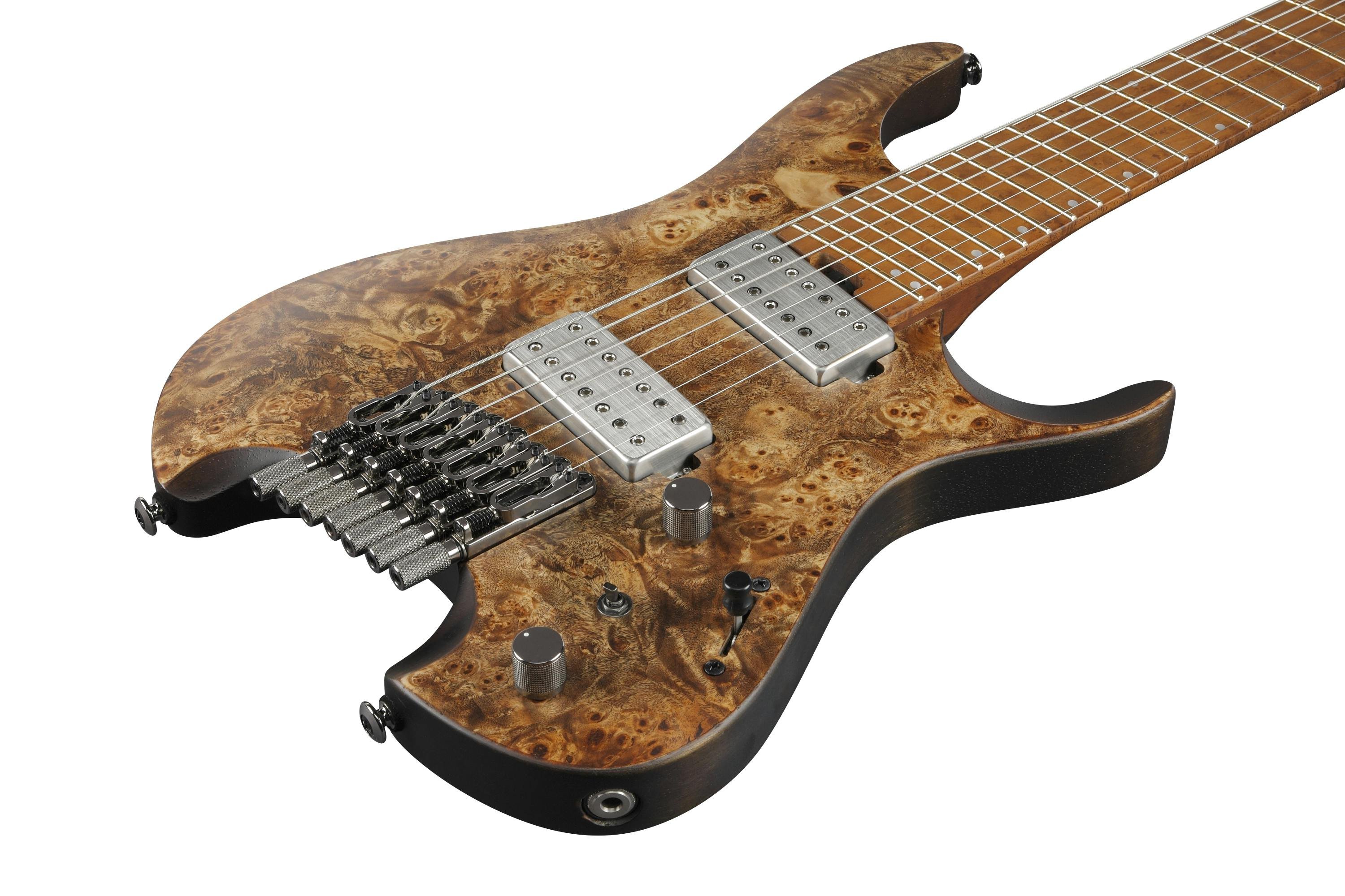 Ibanez QX527PB-ABS Q Series 7-String Headless Electric Guitar HH