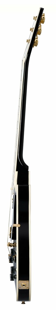 Epiphone Inspired by Gibson Custom Les Paul Custom Electric Guitar in Ebony - ECLPCEBGH1-ECLPCEBGH1_side.jpg