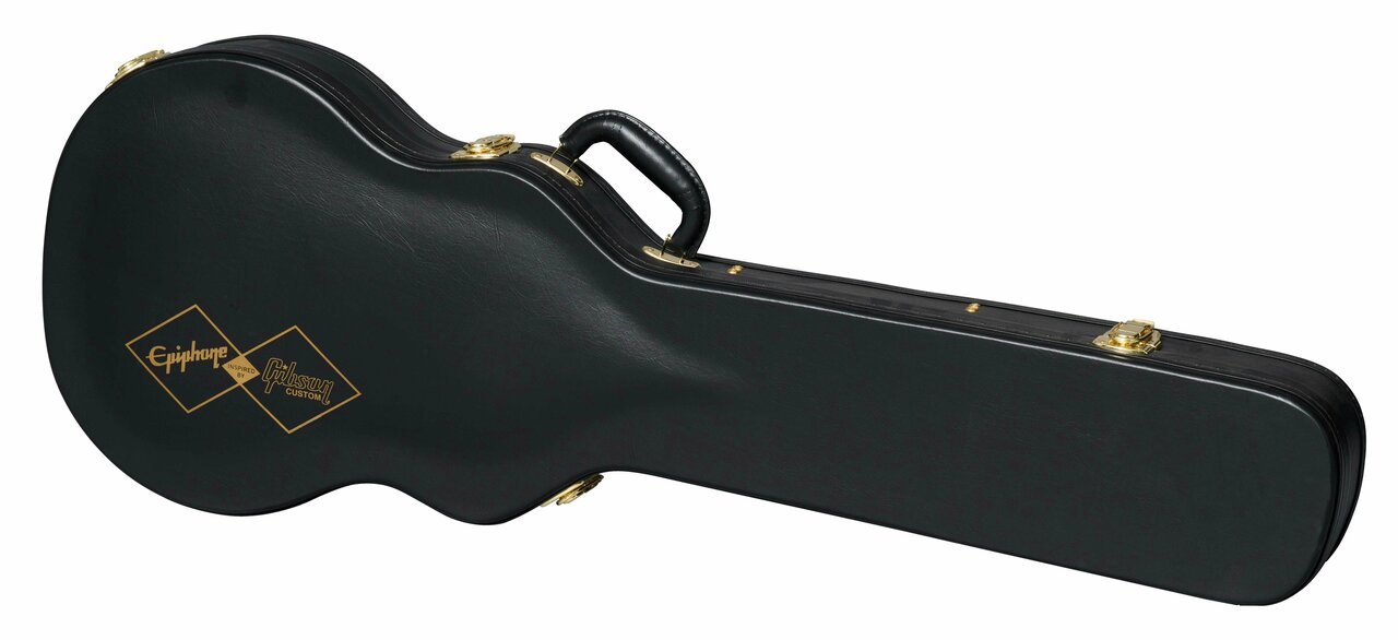ケース付き！Epiphone by Gibson Les Paul Custom Epiphone Inspired by Gibson Les Paul Custom in Ebony, Hard Case