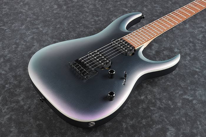 【美品】ibanez RGA 42EX-BAM 急ぎ Ibanez RGA42EXBAM Electric Guitar in Black Aurora Burst Matte