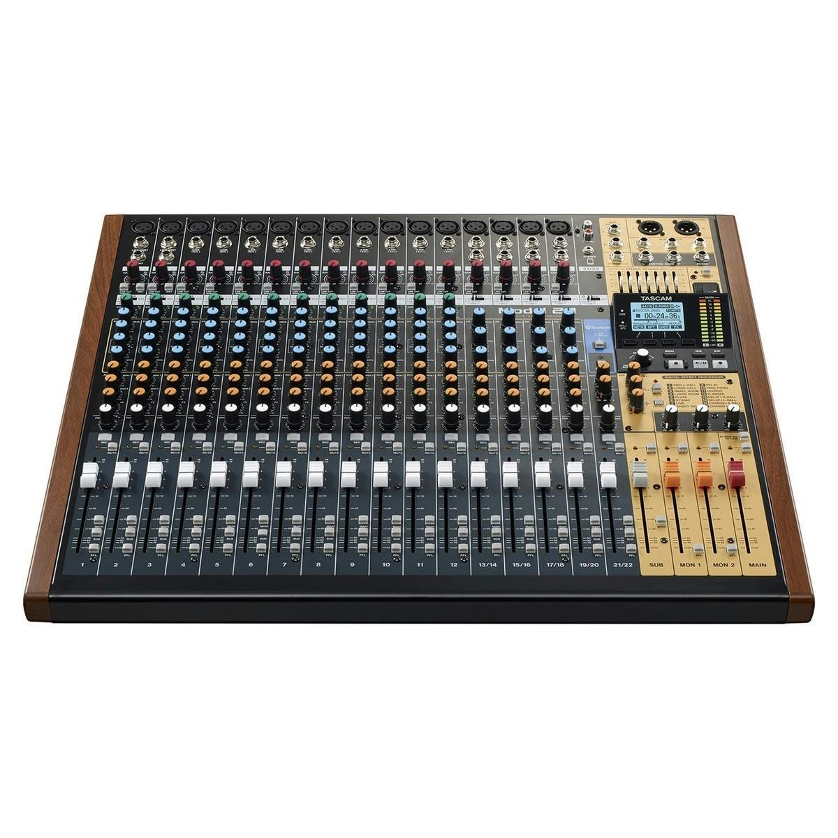 TASCAM Model 24 アナログミキサー Tascam Model 24 Analogue Mixer with Digital Recorder - Andertons