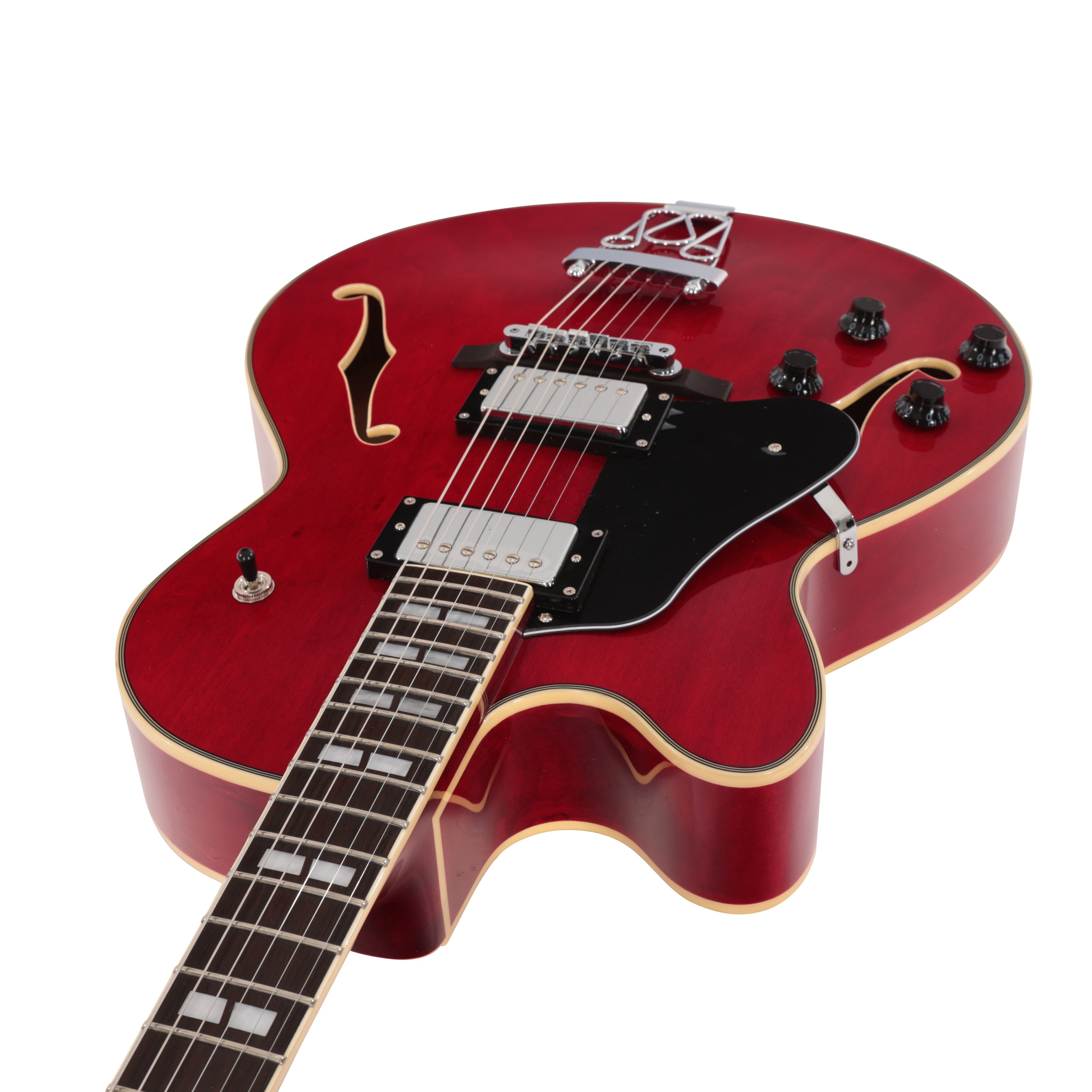 Sire Larry Carlton H7F Left Handed Electric Guitar in See Through Red - H7FLHSTR (8).jpg