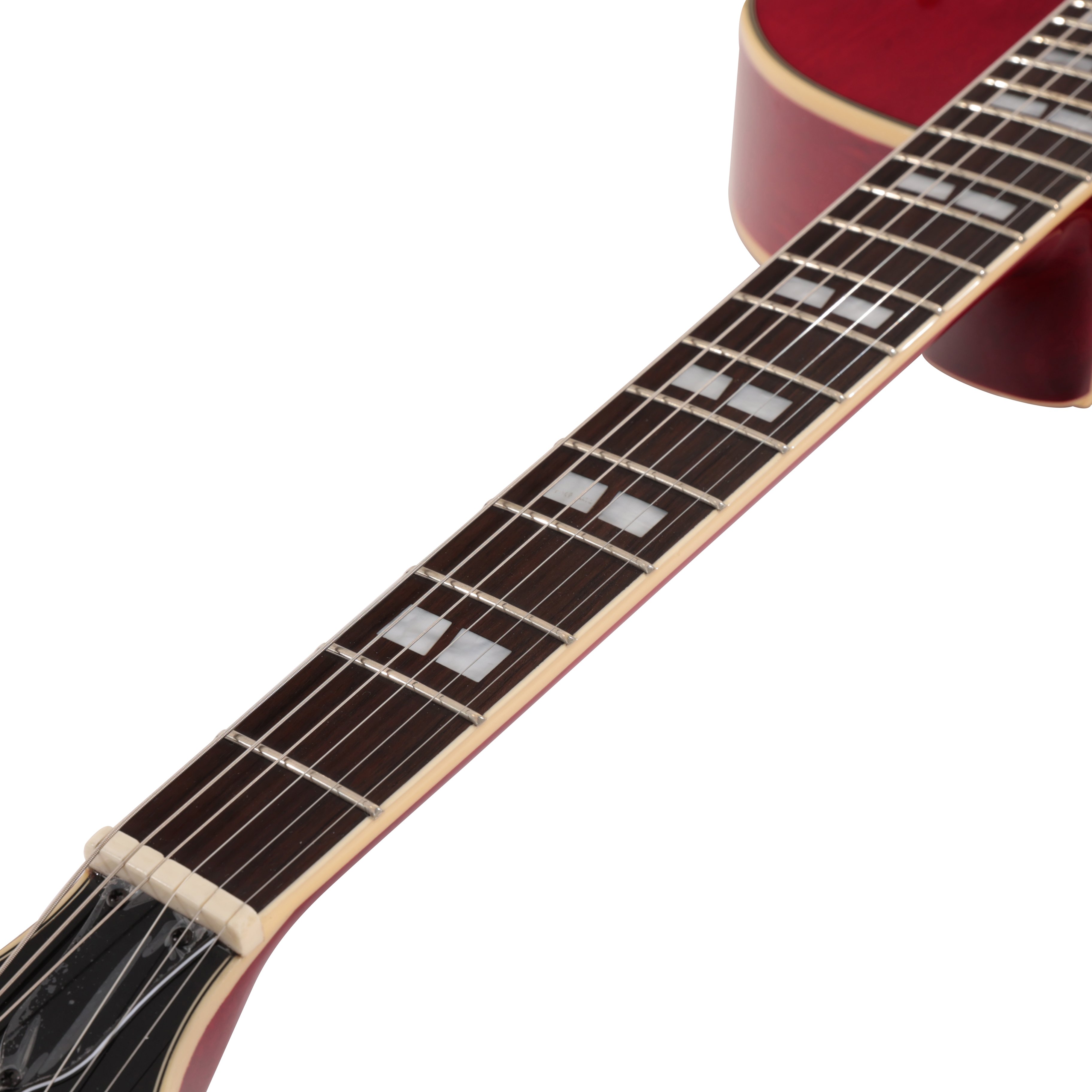Sire Larry Carlton H7F Left Handed Electric Guitar in See Through Red - H7FLHSTR (10).jpg