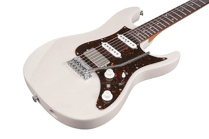 Ibanez AZ2204N-AWD Prestige Electric Guitar in Antique White
