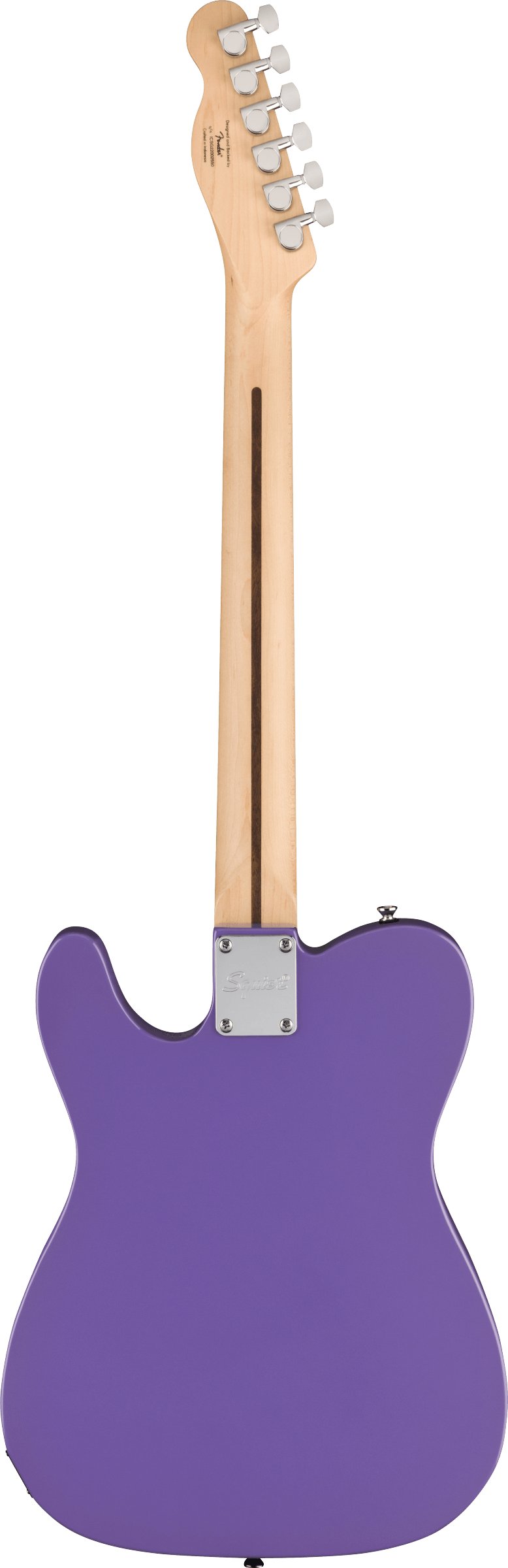 Squier Sonic Esquire H Electric Guitar in Ultraviolet - 0373551517-Squier-Sonic-Esquire-H-Ultraviolet-Back.jpg