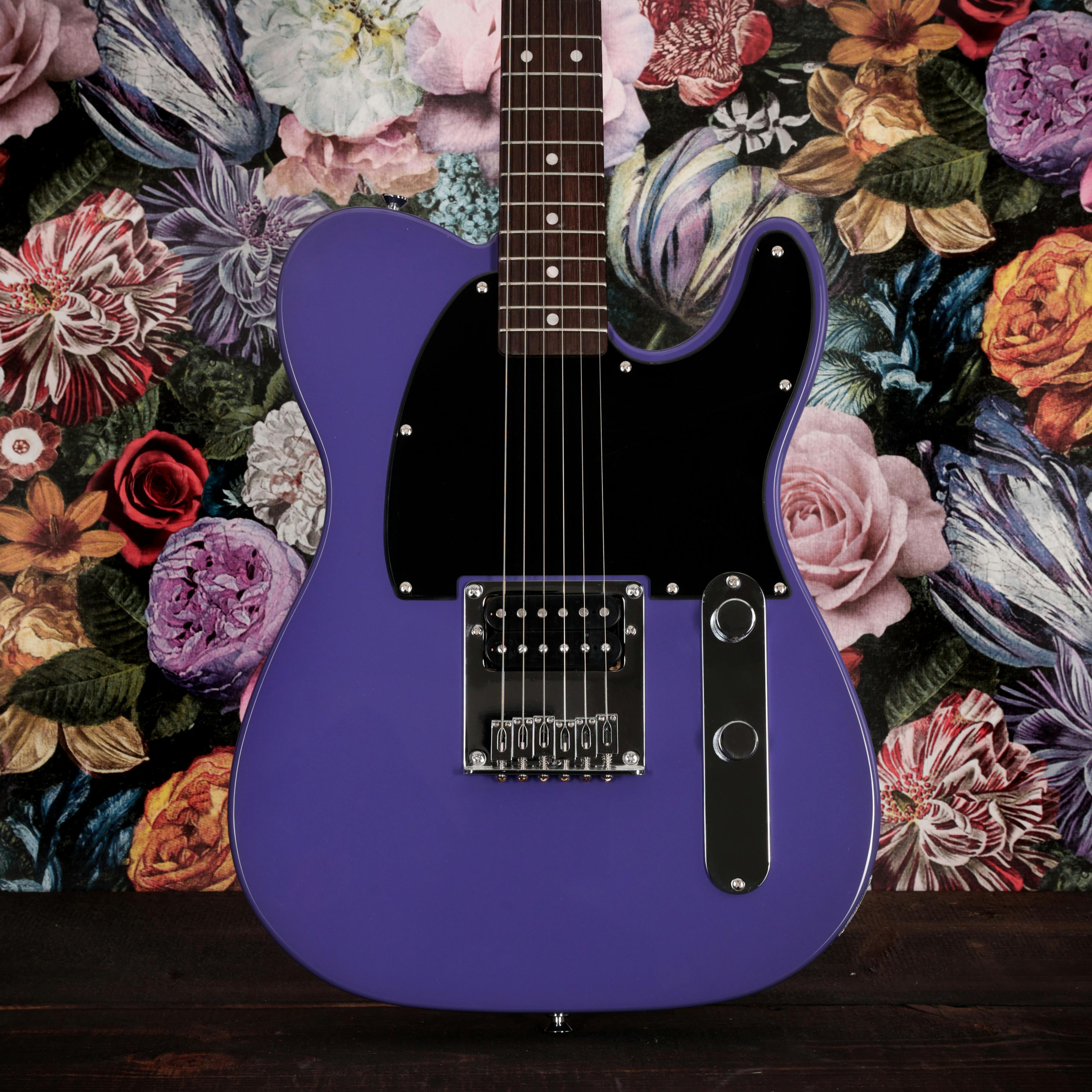 Squier Sonic Esquire H Electric Guitar in Ultraviolet - 0373551517-Squier-Sonic-Esquire-H-Lifestyle-Ultraviolet-Beauty.jpg