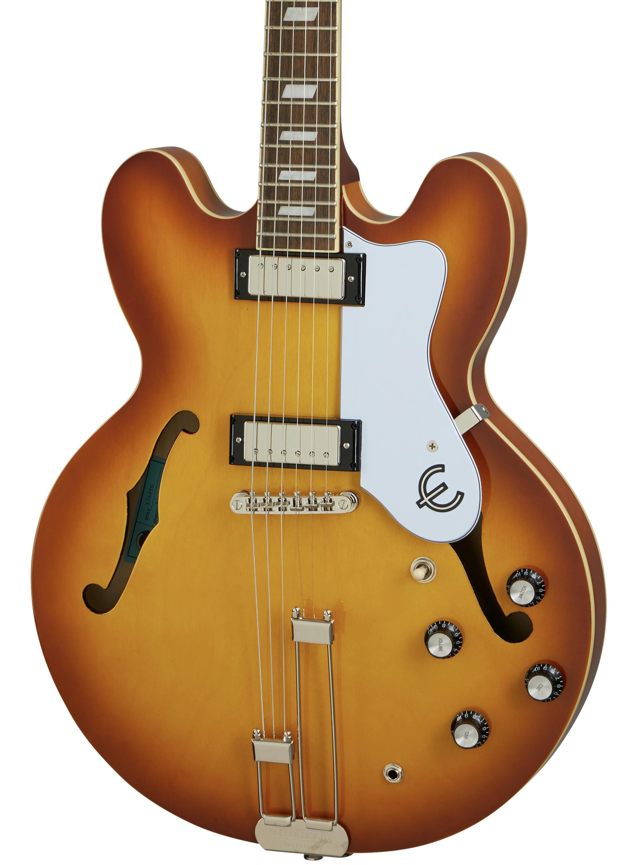 Epiphone Original Riviera Semi-Hollow Electric Guitar in Royal Tan