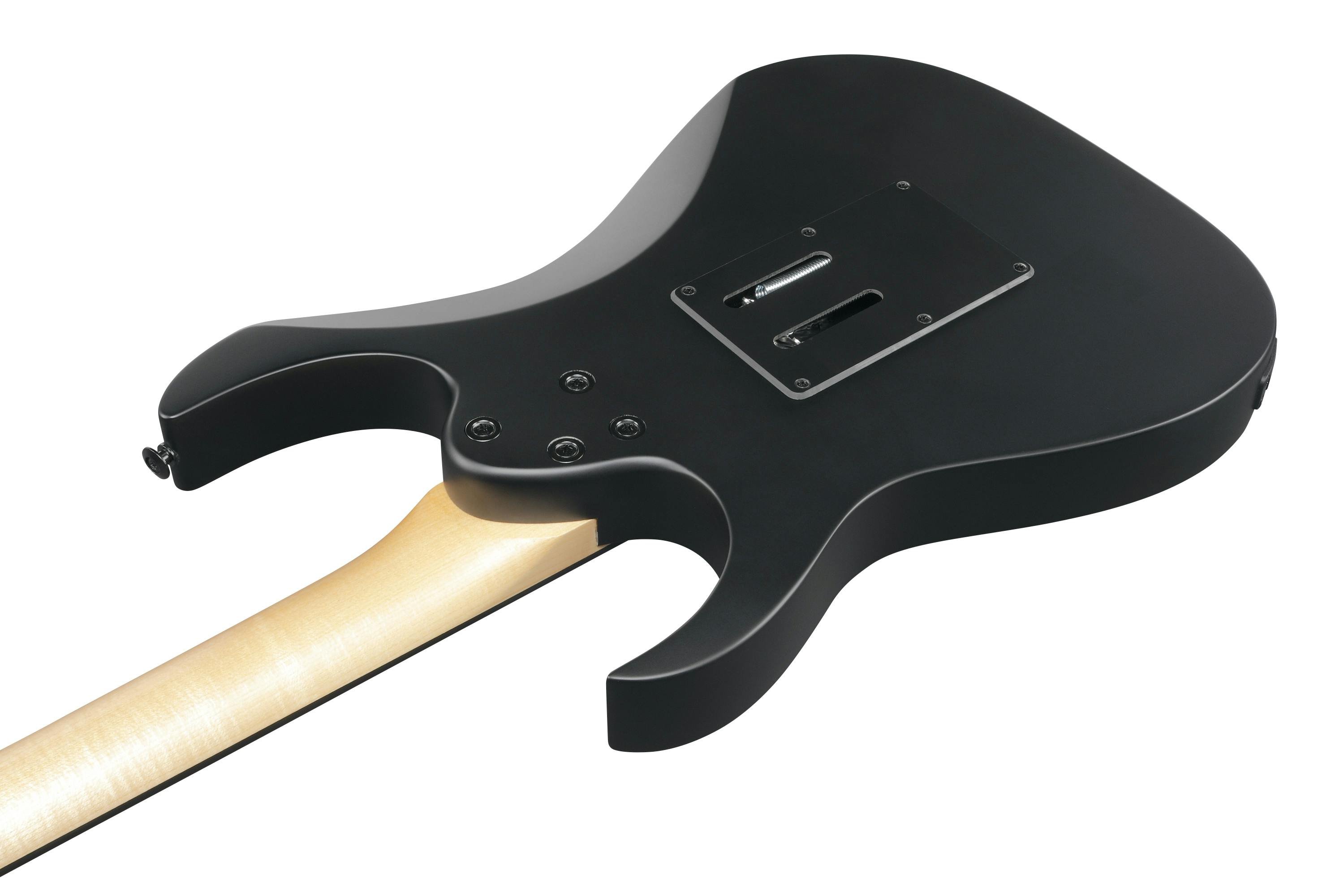 Ibanez GRGR330EX-BKF Electric Guitar in Black Flat - GRGR330EX-BKF-GRGR330EX-black-flat-angle-2.jpg