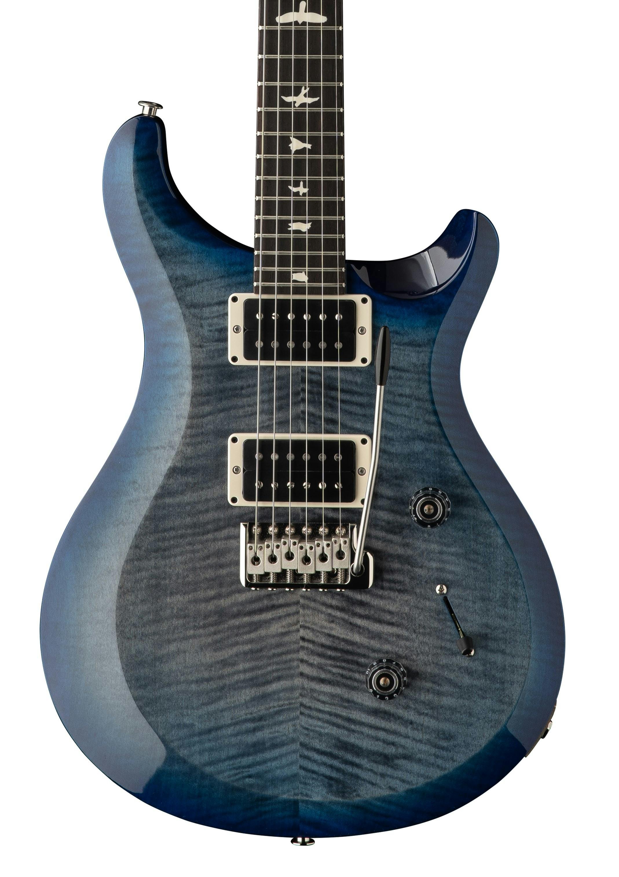 PRS S2 Custom 24 Electric Guitar in Faded Gray Black Blue Burst - C5M4F2HTIBTN55VGW-S2-Custom-24-Faded-Gray-Black-Blue-Burst-hero.jpg