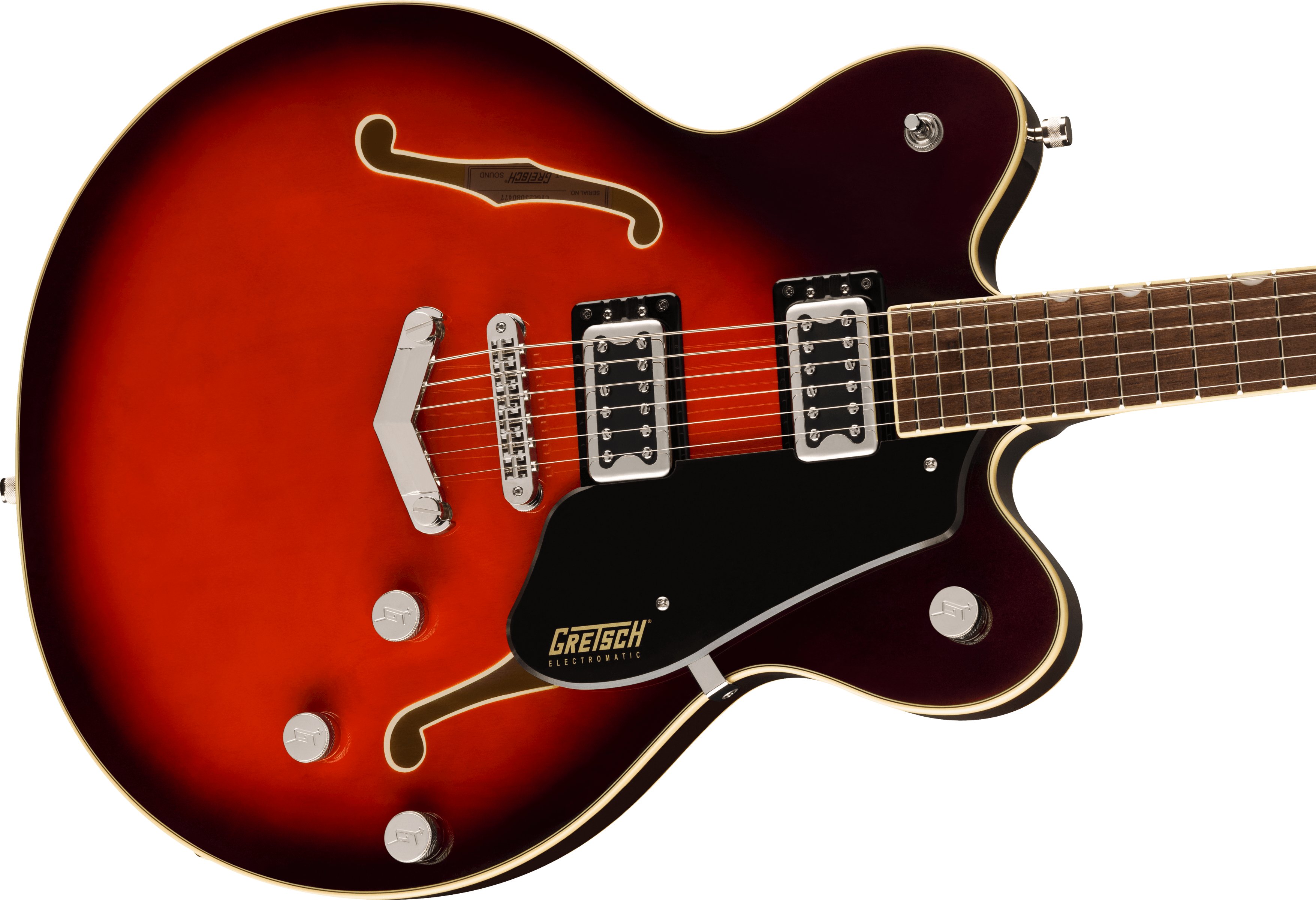 Gretsch Electromatic G5622 Center Block Stoptail in Claret Burst