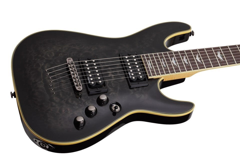 Schecter Omen Extreme 7 Electric Guitar in See-Thru Black - 45814-tmp85E5.jpg