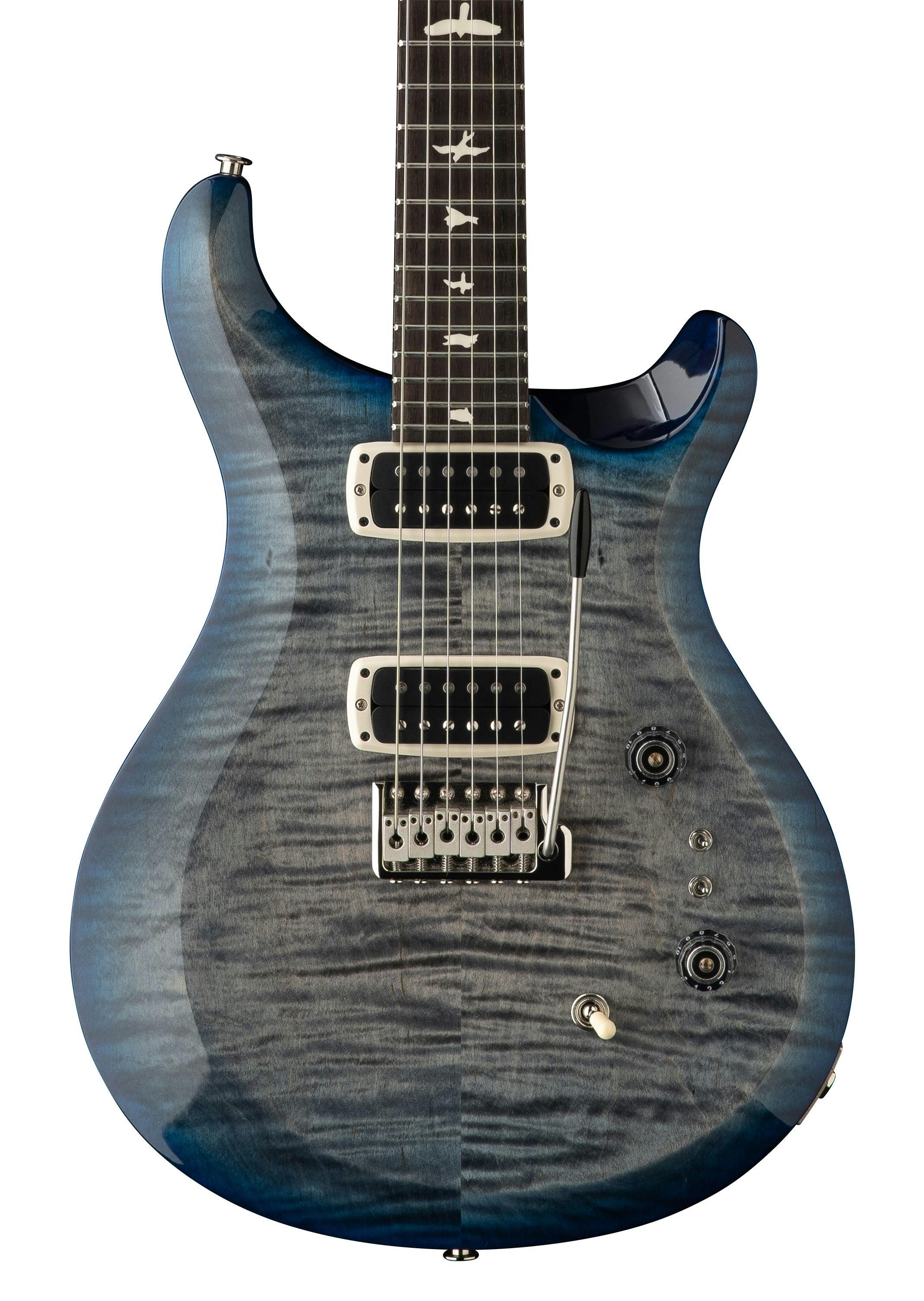 PRS S2 Custom 24-08 Electric Guitar in Faded Gray Black Blue Burst - C6M4F2HTIBTNBBAGW-S2-Custom-24-08-Faded-Gray-Blue-Burst-hero.jpg