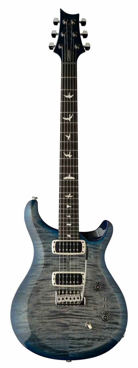 PRS S2 Custom 24-08 Electric Guitar in Faded Gray Black Blue Burst
