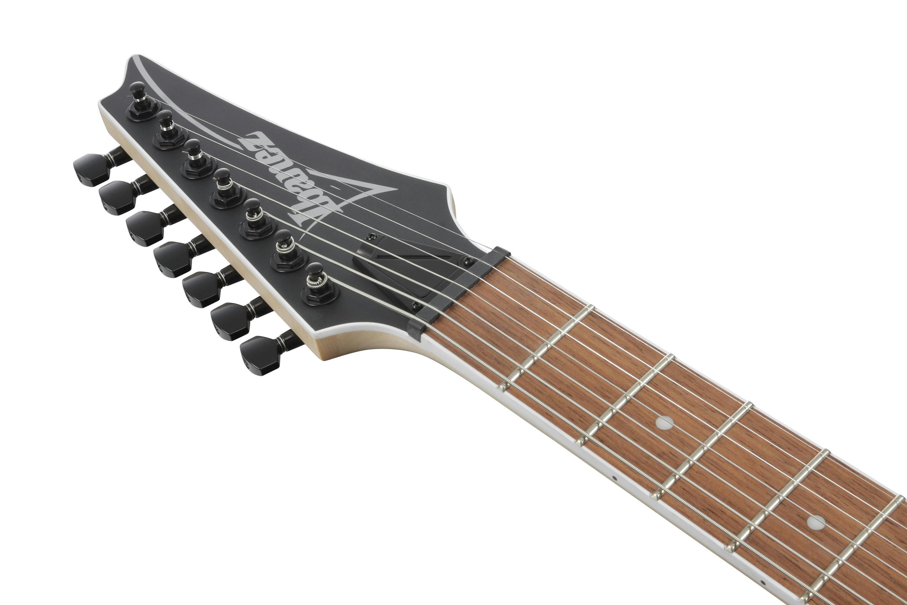Ibanez RG7421EX-BKF 7-String Electric Guitar in Black Flat - RG7421EX-BKF-RG7421EX-black-flat-headstock.jpg