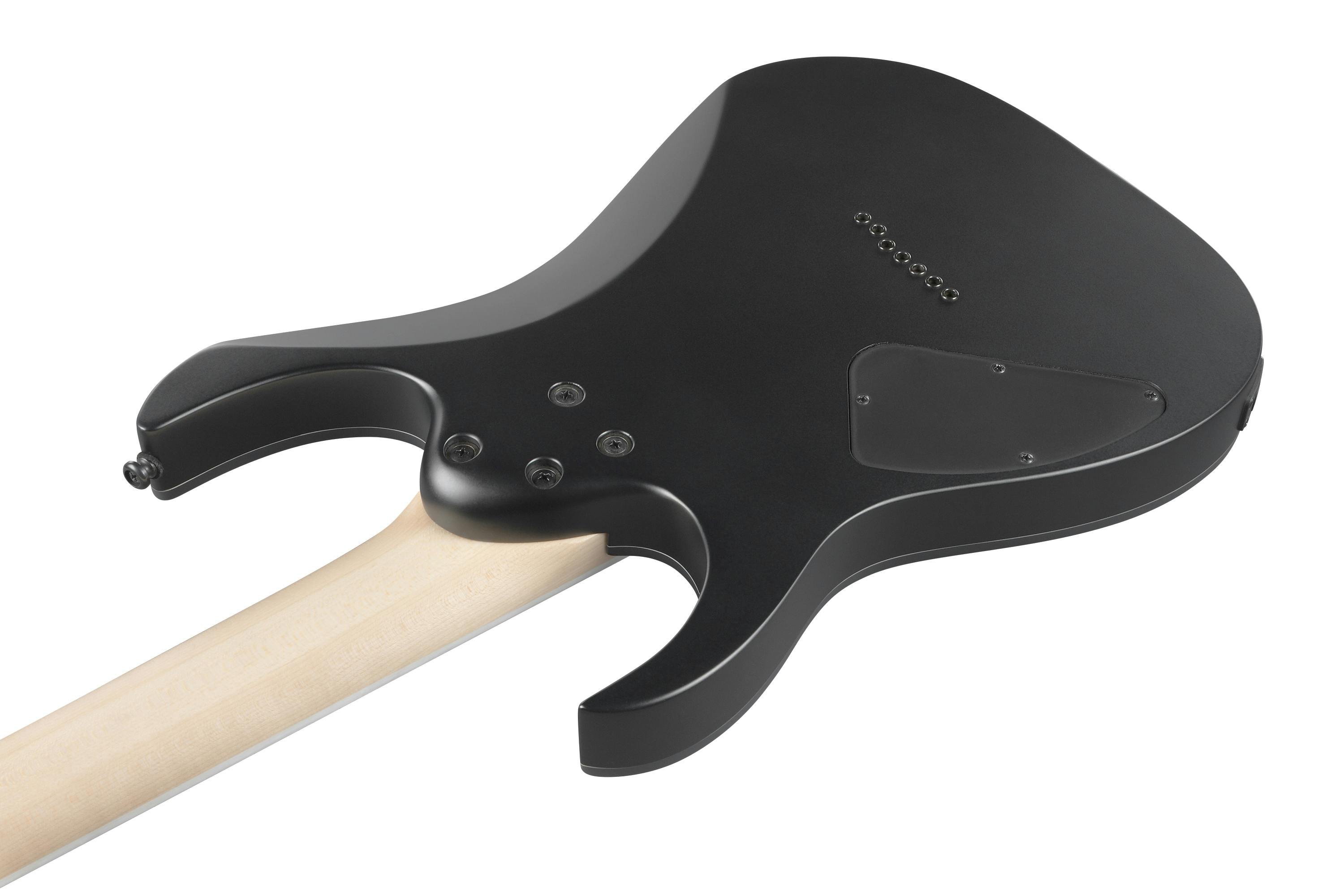 Ibanez RG7421EX-BKF 7-String Electric Guitar in Black Flat - RG7421EX-BKF-RG7421EX-black-flat-angle-2.jpg