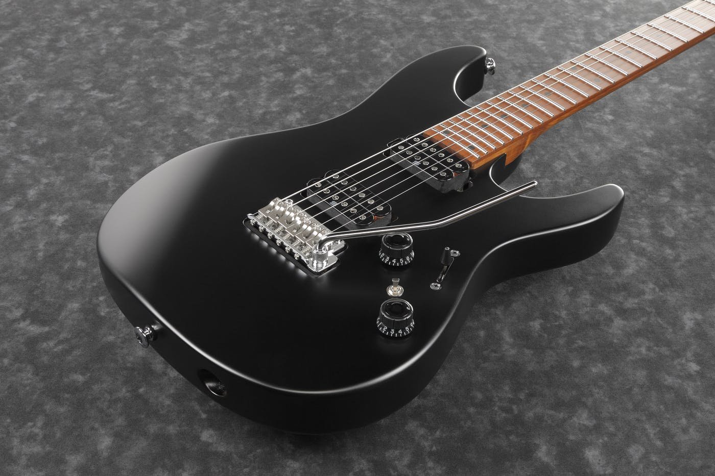 Ibanez AZ2402-BKF Prestige Electric Guitar In Black Flat