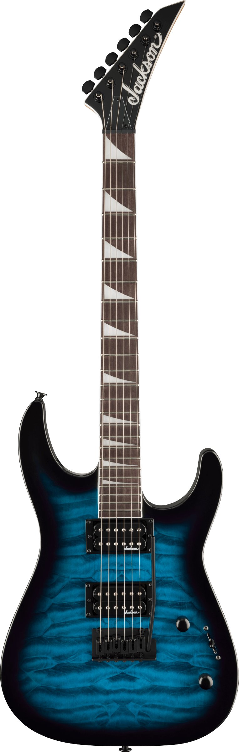 Jackson JS Series Dinky JS20 2PT in Transparent Blue Burst - 2910211586-2910211586_jac_ins_frt_1_rr.jpg