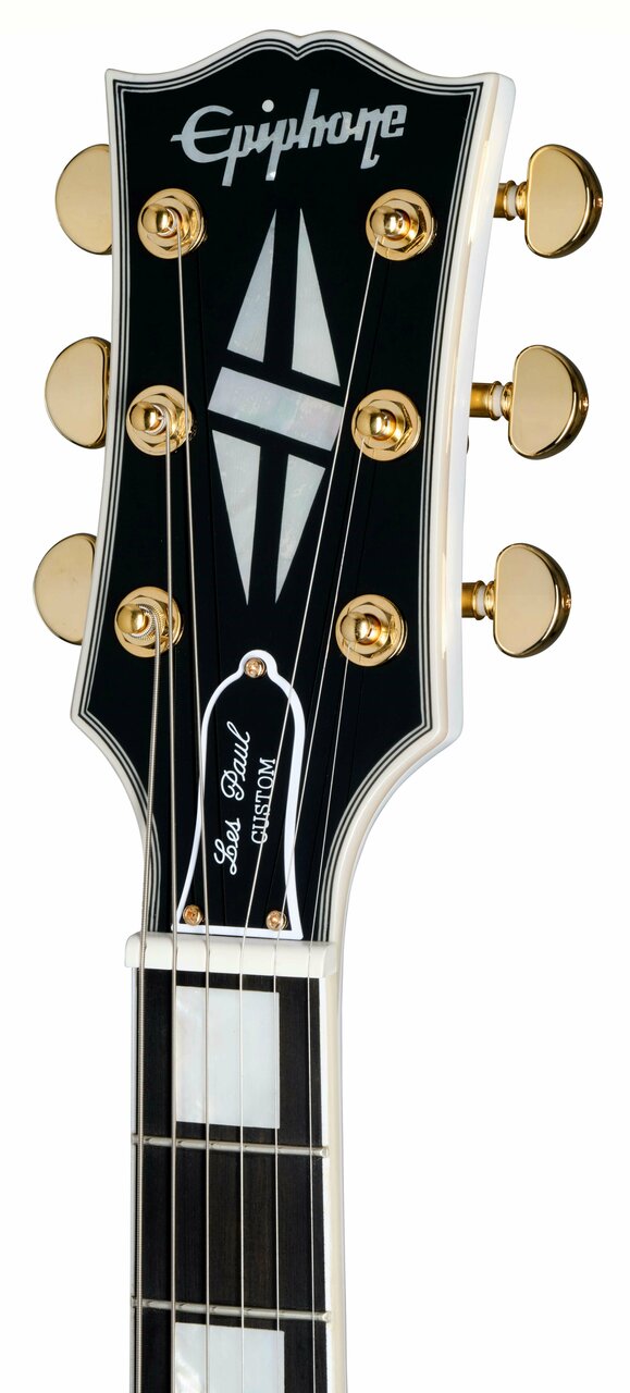 Epiphone Inspired by Gibson Les Paul Custom in Alpine White