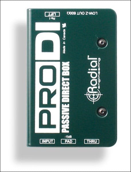 Radial PRO-DI Compact passive DI box (mono) - Andertons Music Co.