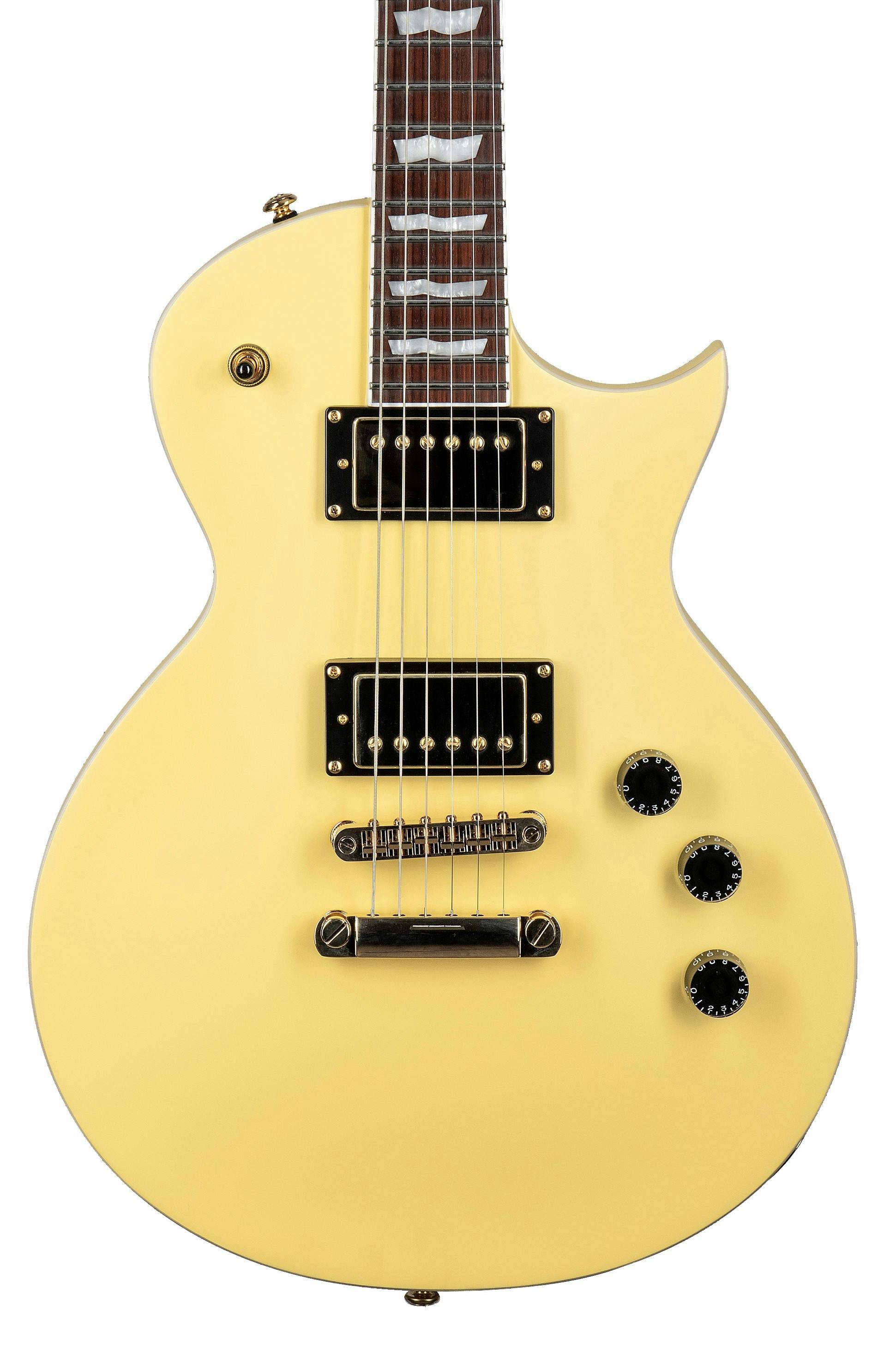 ESP LTD EC-256 Eclipse Electric Guitar In Vintage Gold Satin - 10011359-EC-256_VGS_FRONT-hero.jpg