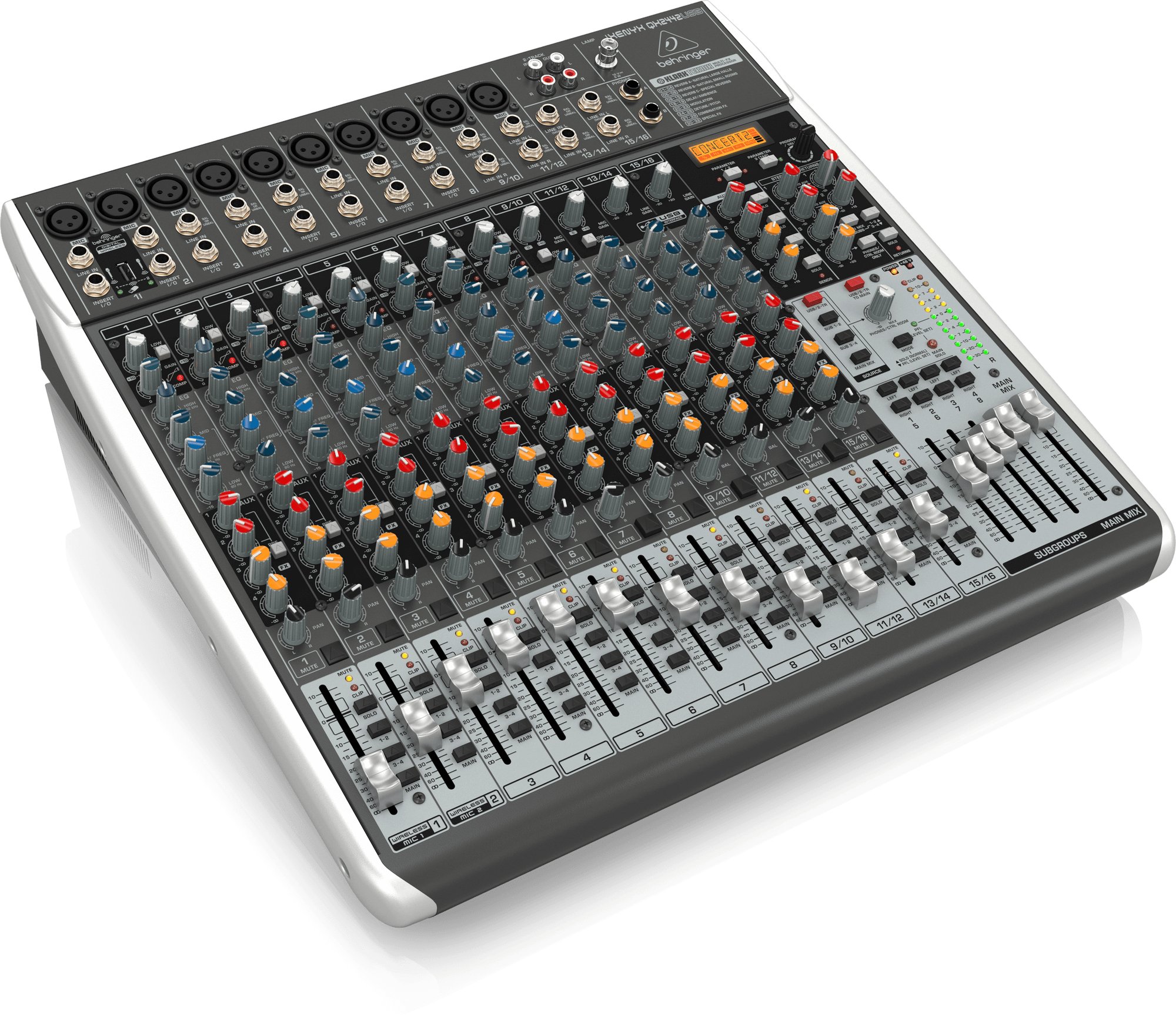 Behringer QX2442USB Analog Mixer with Effects - Andertons Music Co.