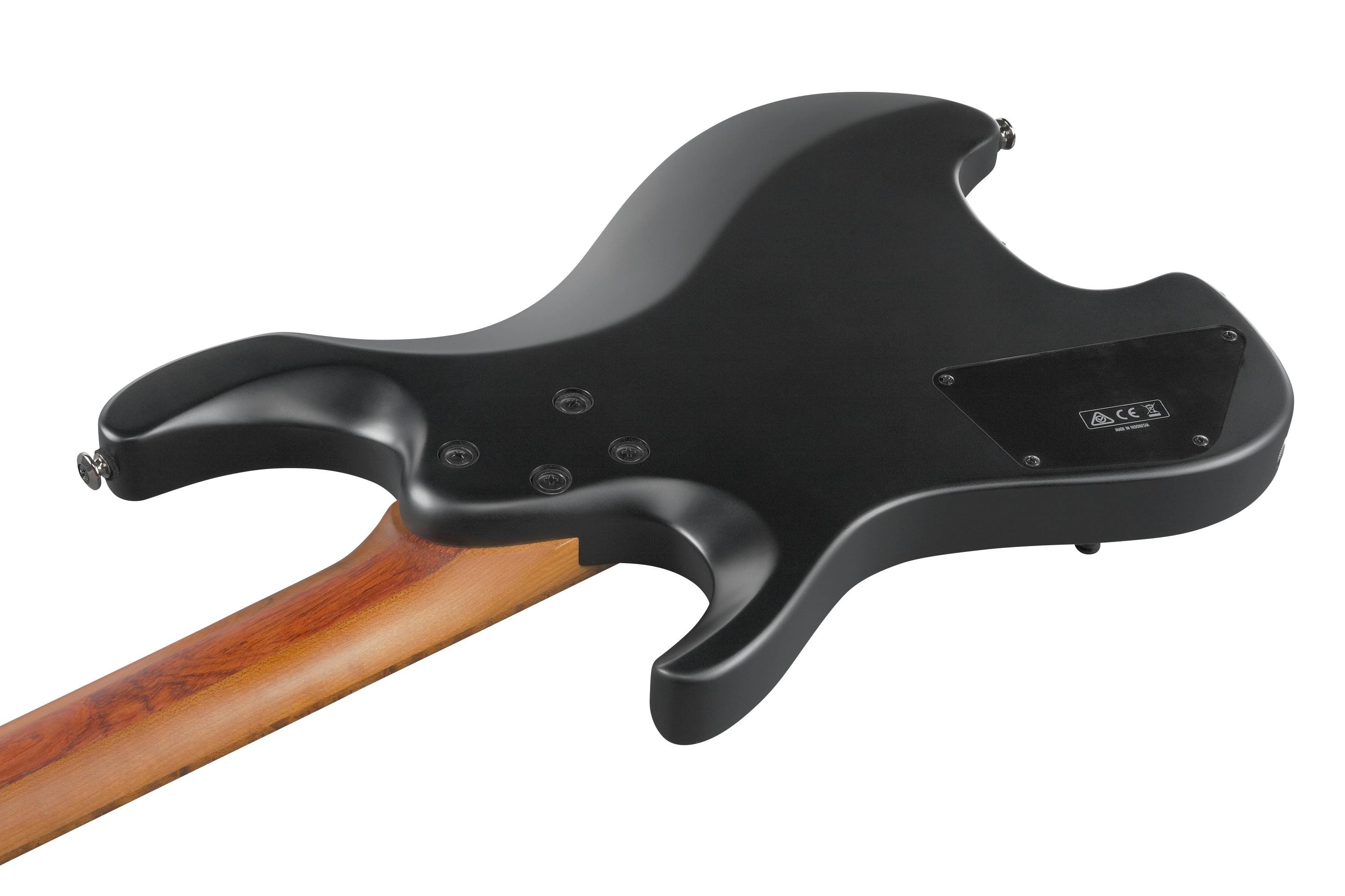 Ibanez Q54-BKF Q Series Headless Electric Guitar HSS in Black Flat - 446360-Ibanez-Q-Series-Headless-Guitar-HSS-Black-Flat-Body-Angle-Back.jpg