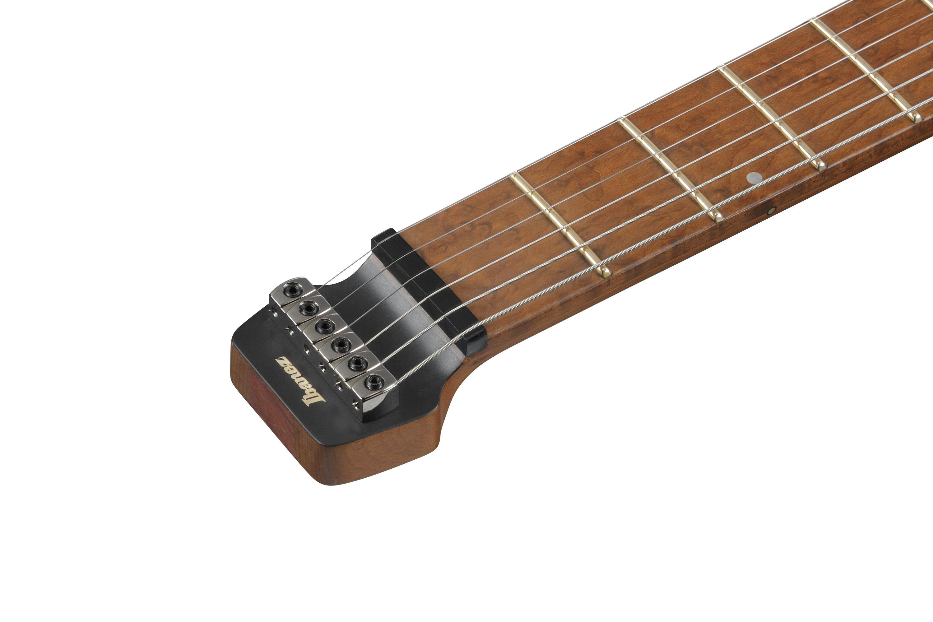 Ibanez Q54-BKF Q Series Headless Electric Guitar HSS in Black Flat - 446364-Ibanez-Q-Series-Headless-Guitar-HSS-Black-Flat-Headstock.jpg
