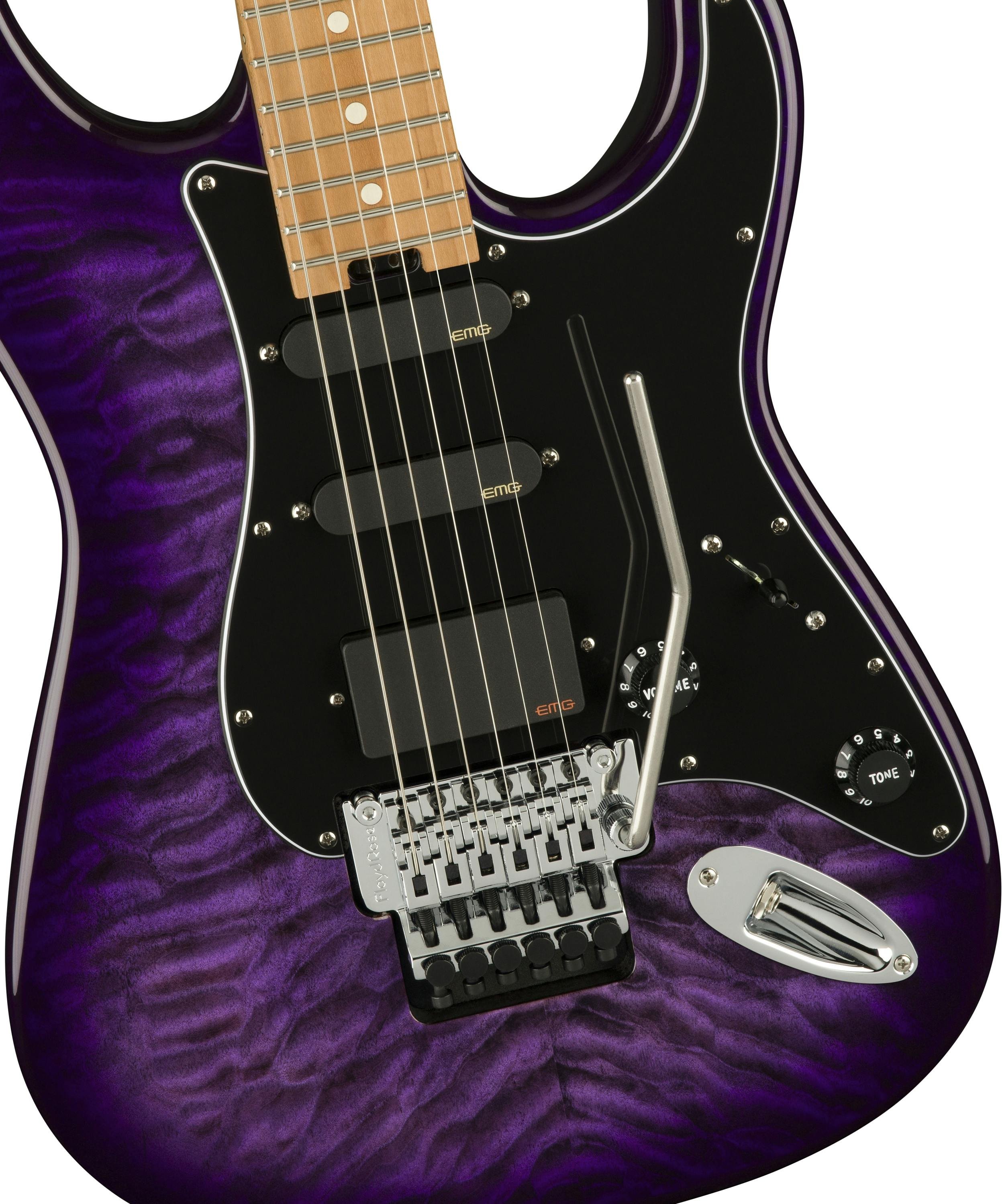 Charvel Marco Sfogli Signature Pro-Mod So-Cal Style 1 HSS FR CM QM Electric Guitar in Transparent Purple Burst - 517272-Charvel-Marco-Sfogli-Pro-Mod-So-Cal-Style-1-HSS-FR-CM-QM-Purple-Pickups.jpg